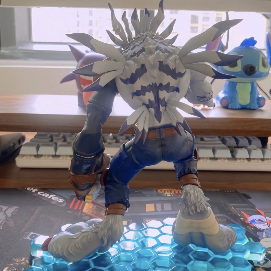 デジモンアドベンチャー ワーガルルモン フィギュア PVC製品 ガレージ