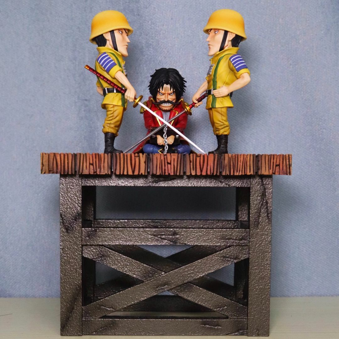 ワンピース フィギュア ゴール・D・ロジャー 処刑台セット ガレージ