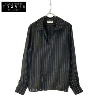 SAINT LAURENT - サンローランパリ 22年 703499 ストライプ シルク