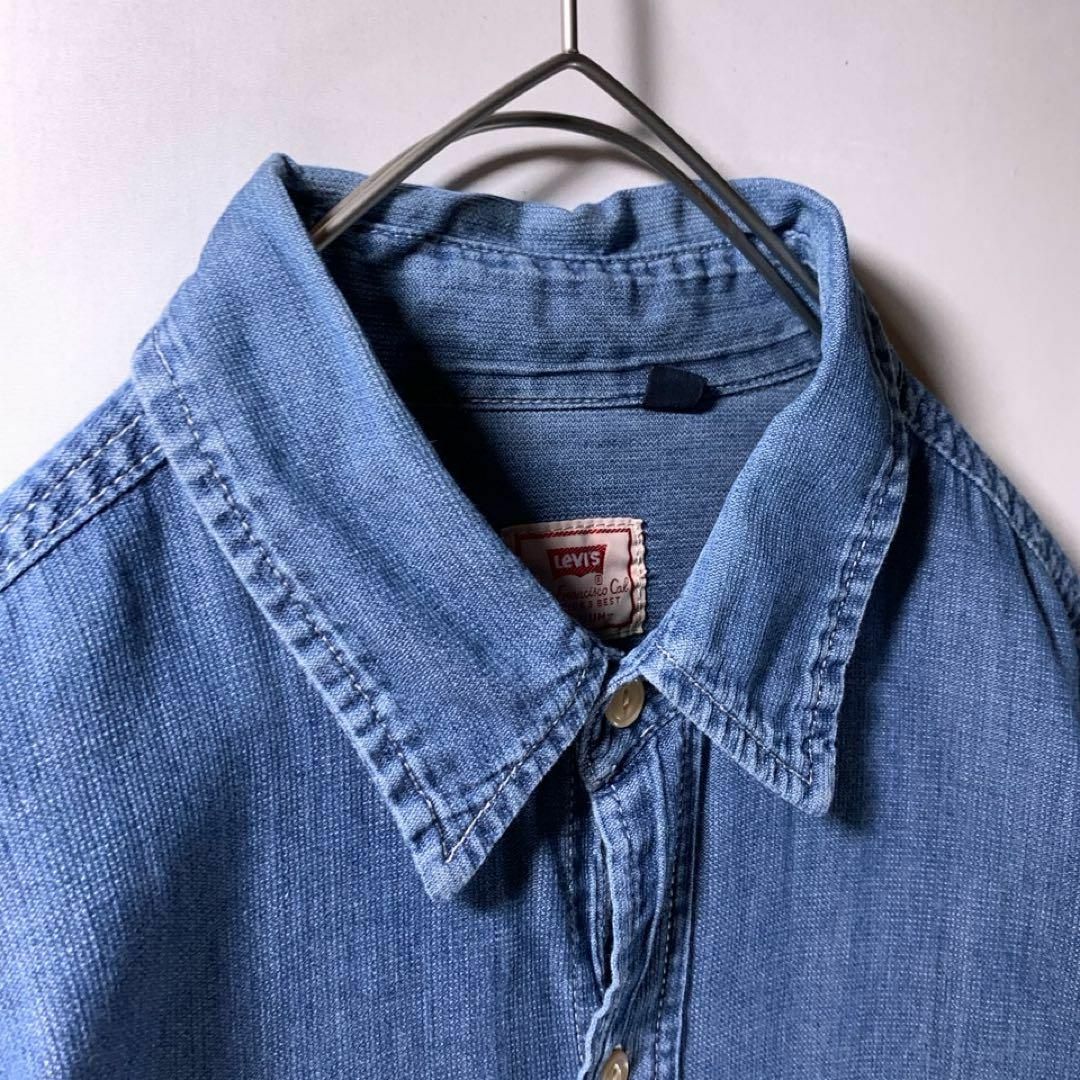 Levi's - 90s 古着 極東 リーバイス デニム ウエスタンシャツ 香港製