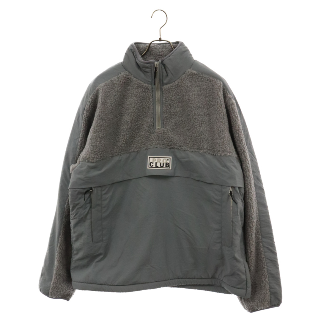 PRO CLUB プロクラブ HALF ZIP BOA JACKET ハーフジップ ボア