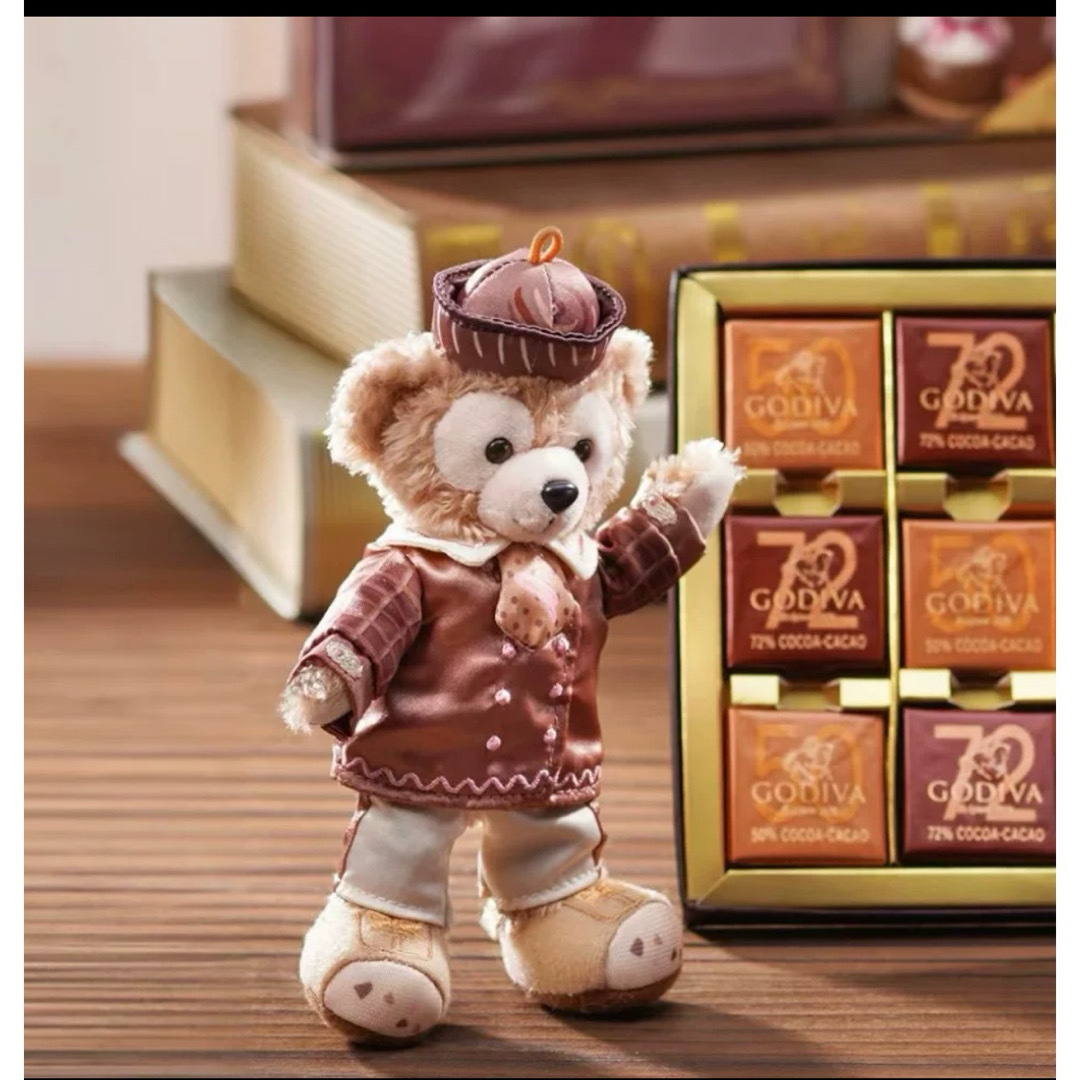 Disney - 香港ディズニー ダッフィー GODIVAゴディバ ぬいぐるみ+