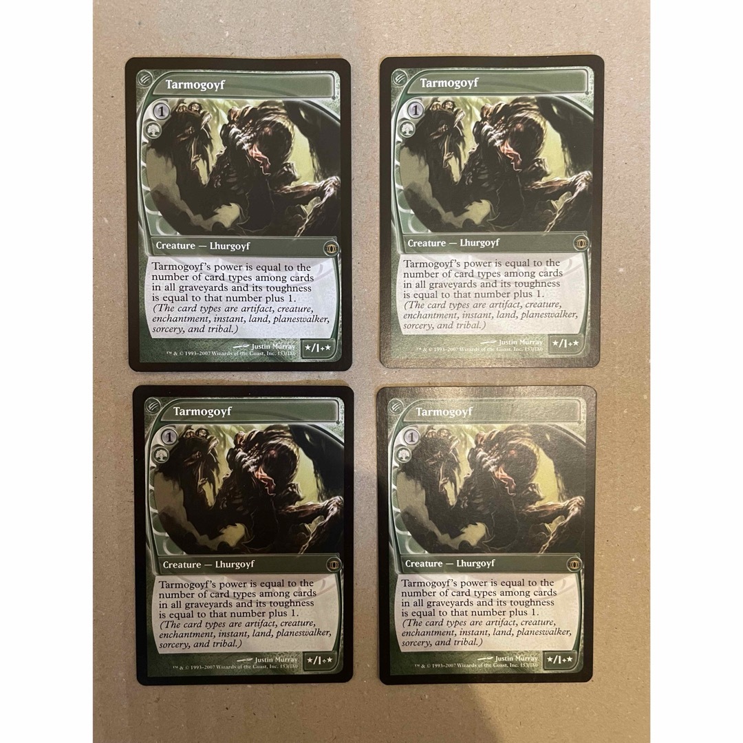 mtg タルモゴイフ/Tarmogoyf 未来予知 FUT英語4枚セット