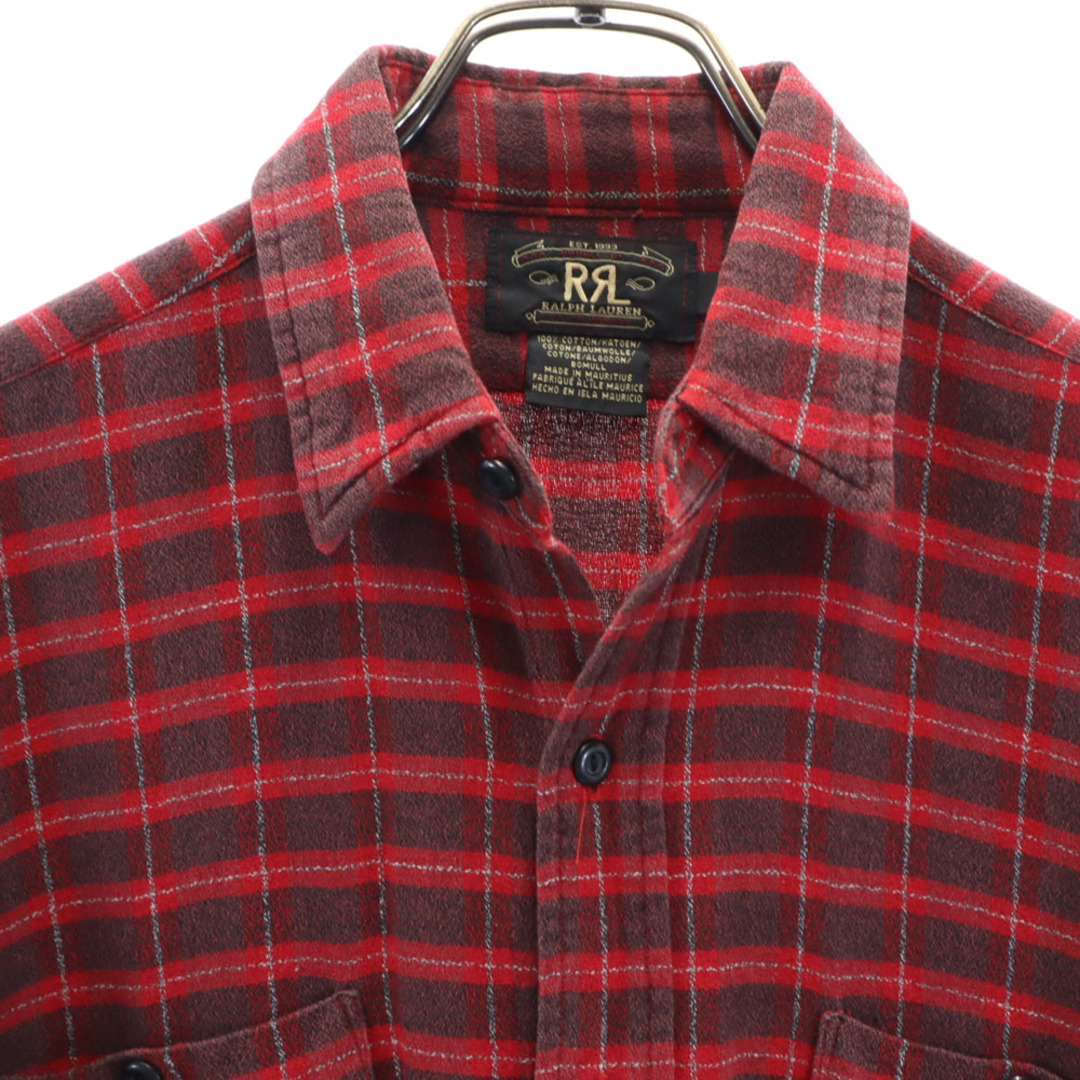 RRL - ダブルアールエル 90s 赤3星 初期タグ オールド 長袖 チェック