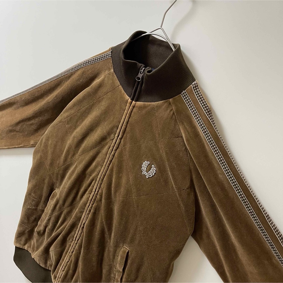 FRED PERRY - 美品ベロア】フレッドペリー刺繍トラックジャケット古着