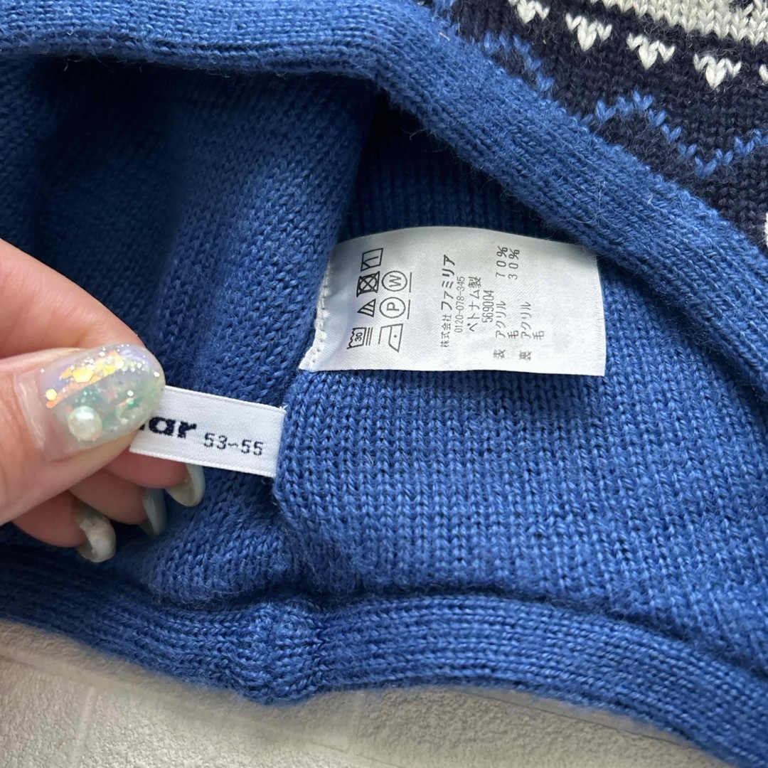 familiar - ファミリア ニット帽 マフラーセットの通販 by youcouture