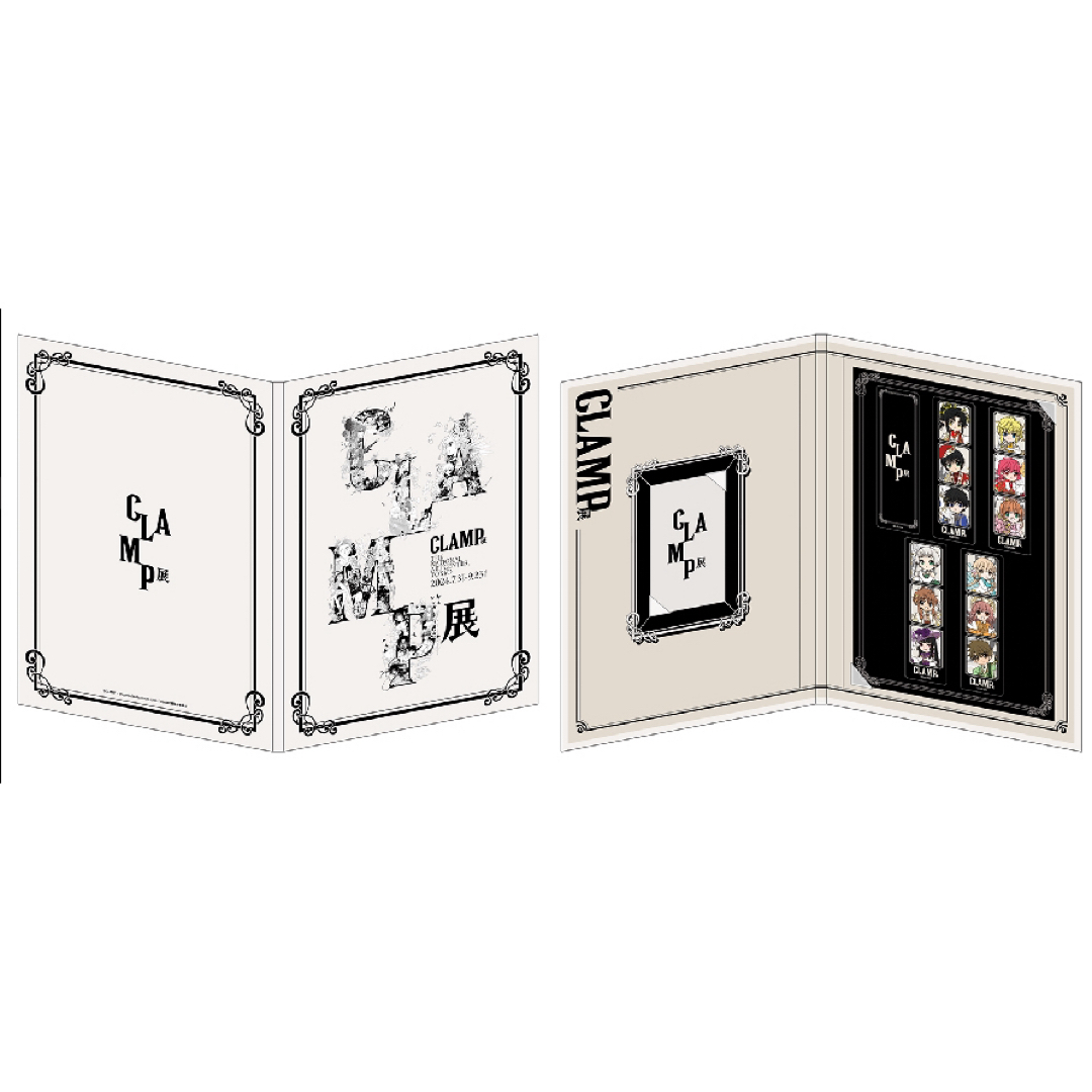 CLAMP展 入場特典 数量限定 クリアしおり付きチケットホルダーの通販