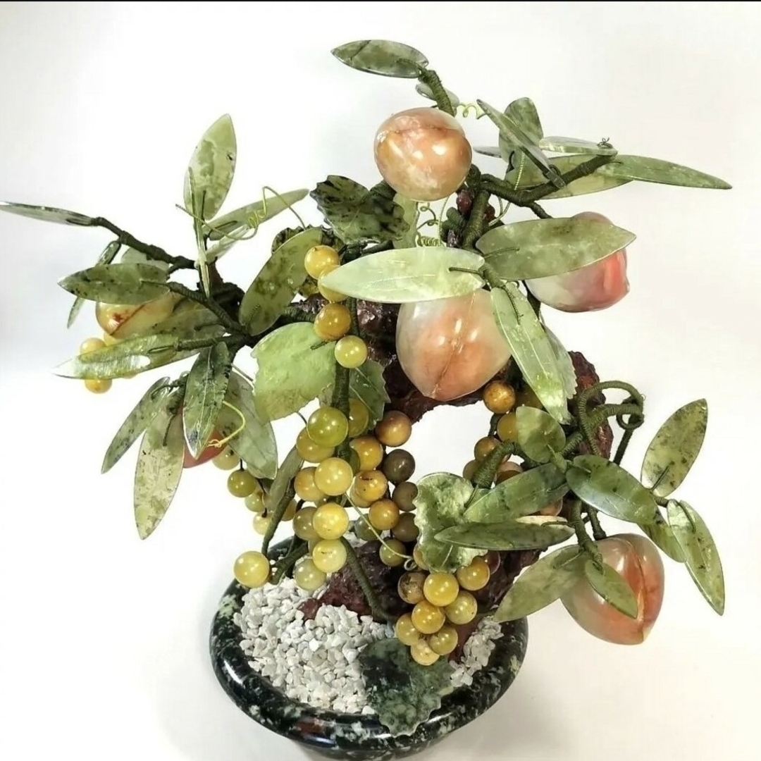 中国 玉石寿山石彫刻 小さな植木鉢 盆栽鉢 V 8759E 【公式通販】