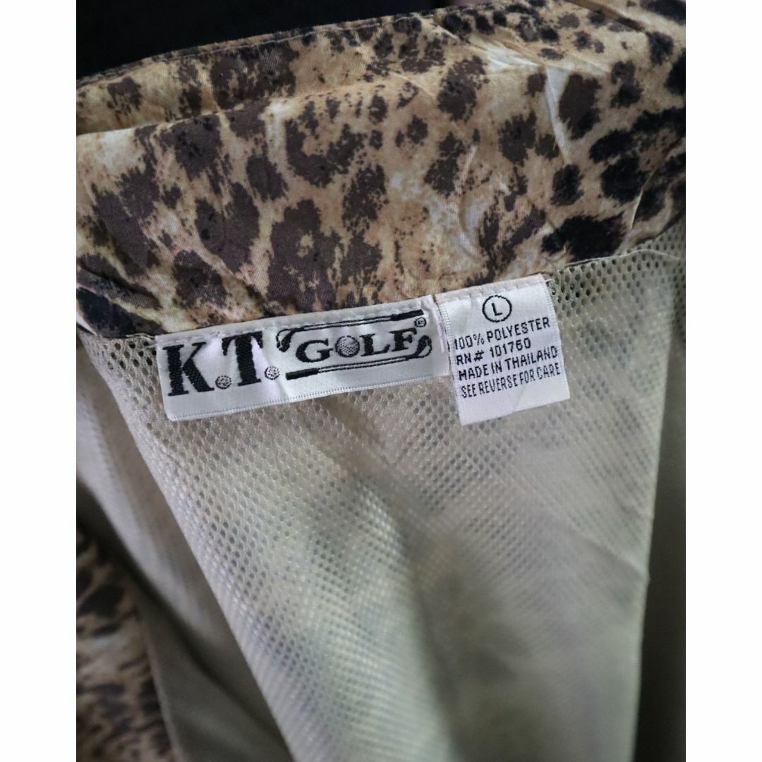 VINTAGE - 80s 90s レオパード 豹柄 ヒョウ柄 ジップアップ ブルゾン