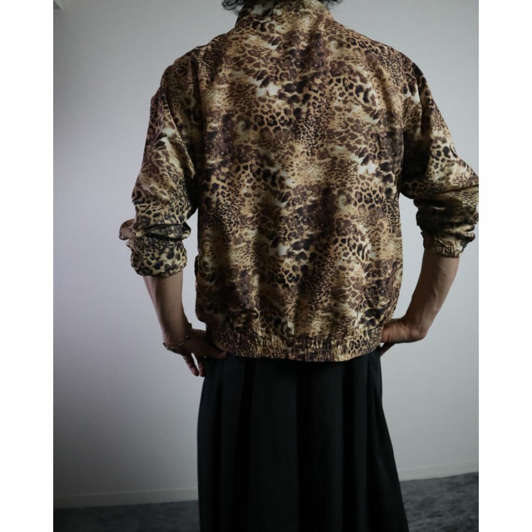 VINTAGE - 80s 90s レオパード 豹柄 ヒョウ柄 ジップアップ ブルゾン