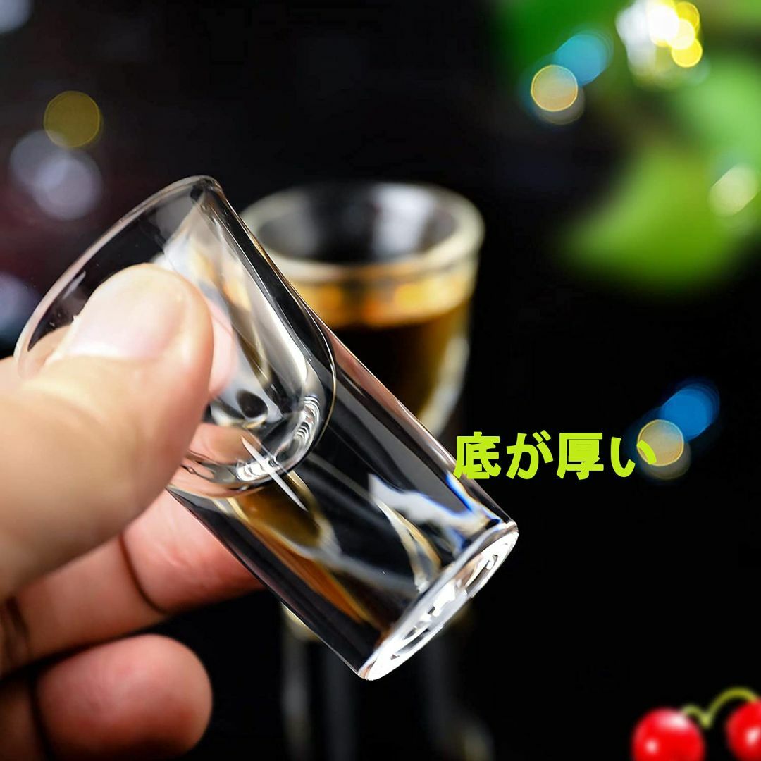 新着商品】ショットグラスセット 12個-15cc / 15ml クリアショットの