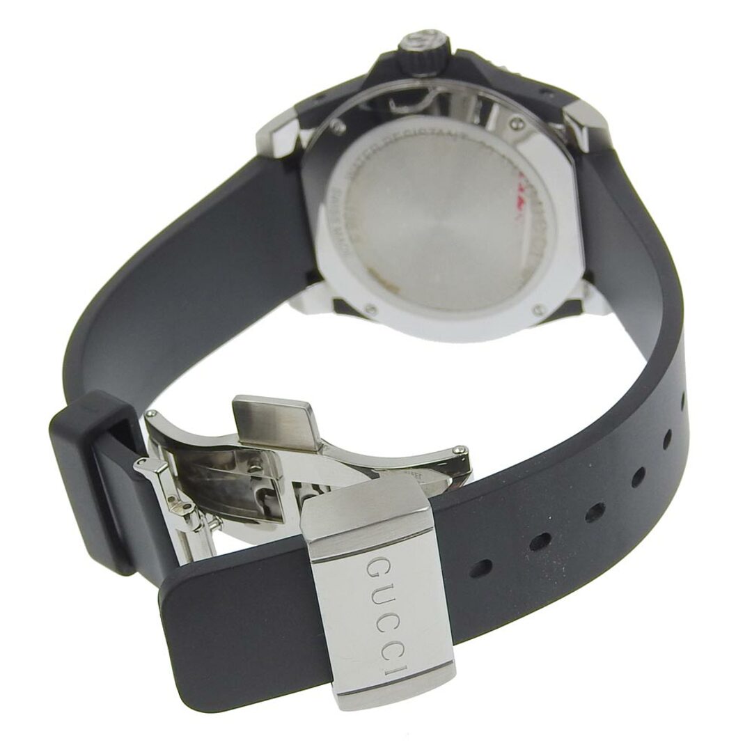 GUCCI 時計 ダイヴ YA136303 ダイバーズ 電池交換済 GUCCI 時計 ダイヴ