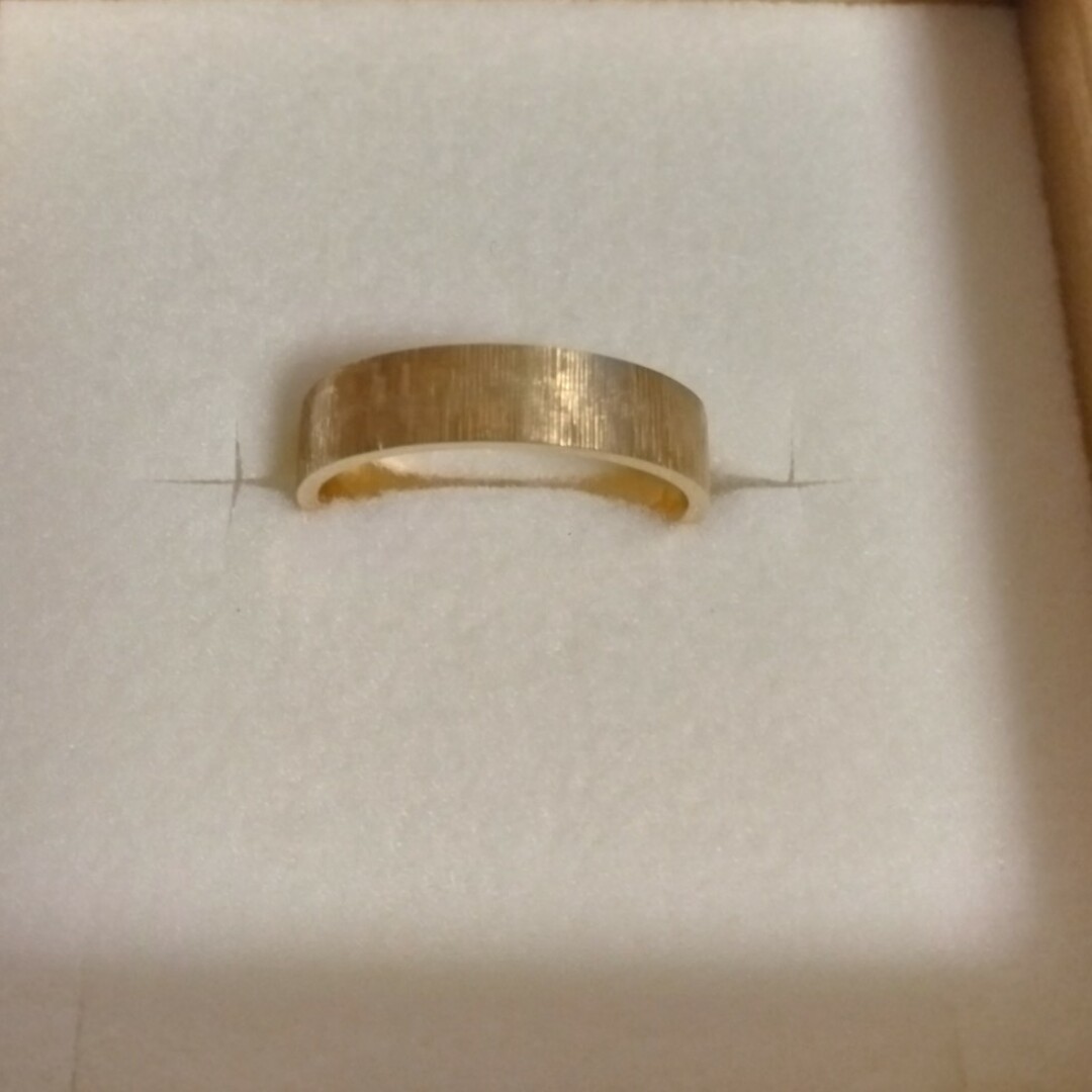 K18 Avaron tree wide ring 保証書付き 約16号