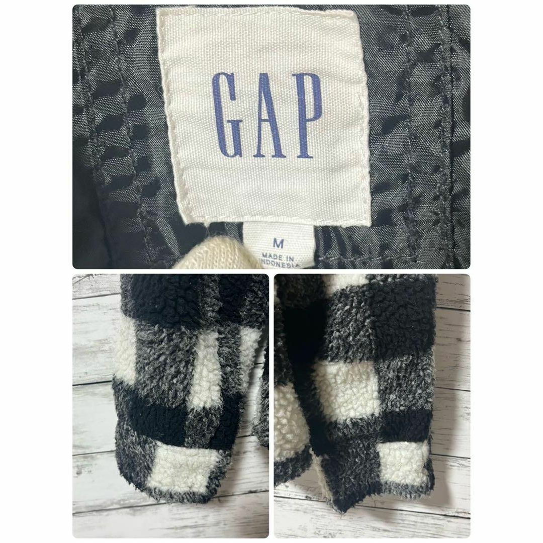 GAP - 【人気デザイン】GAP ボアジャケット チェック柄 M B273の通販
