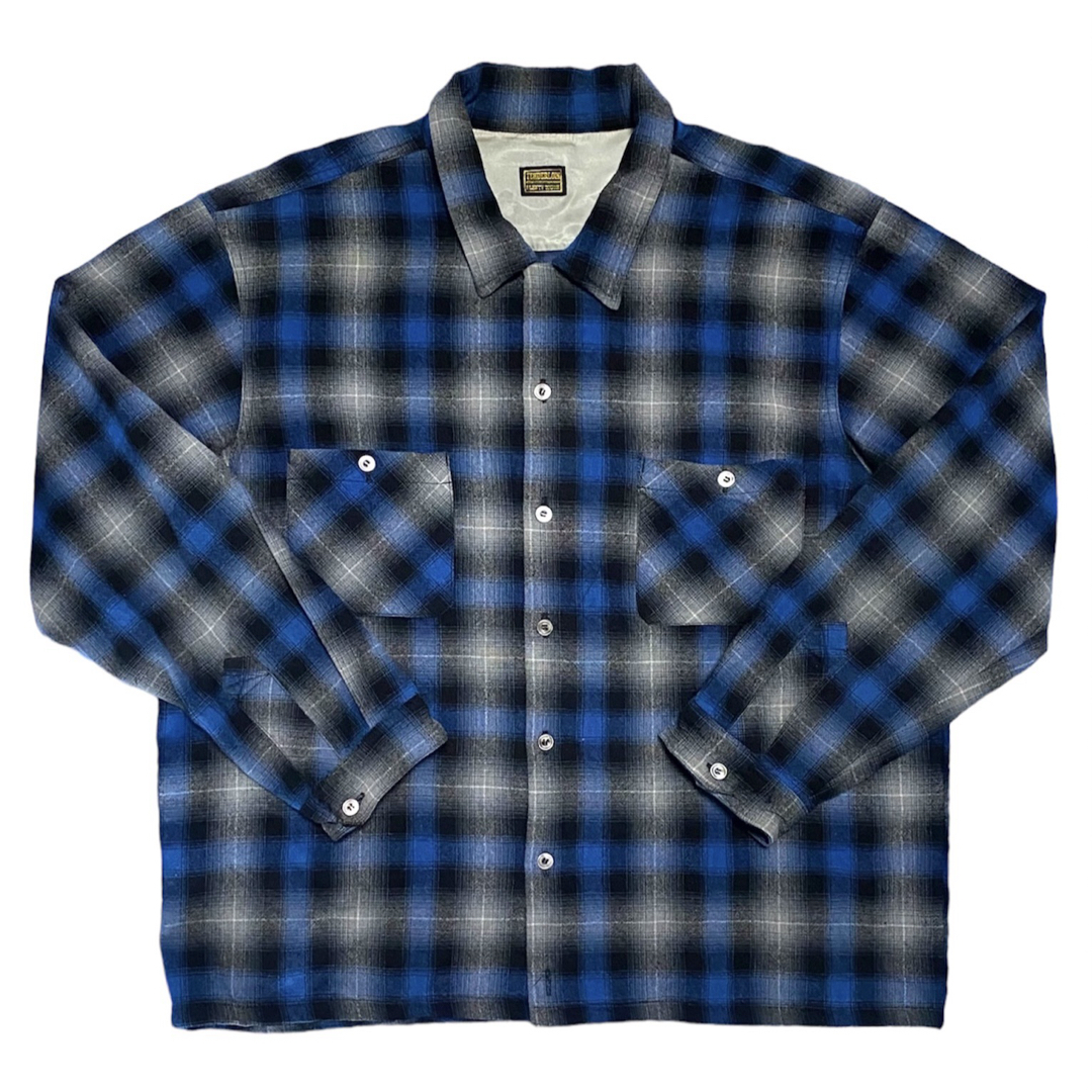 TENDERLOIN - L〜XLサイズ テンダーロイン チェック ウール ネルシャツ