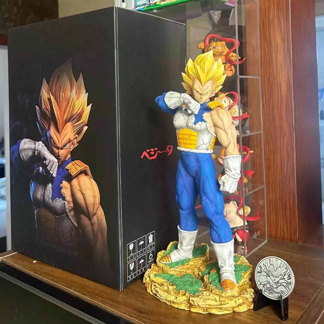 ドラゴンボール 超サイヤ人 ベジット フィギュア ガレージキット 塗装