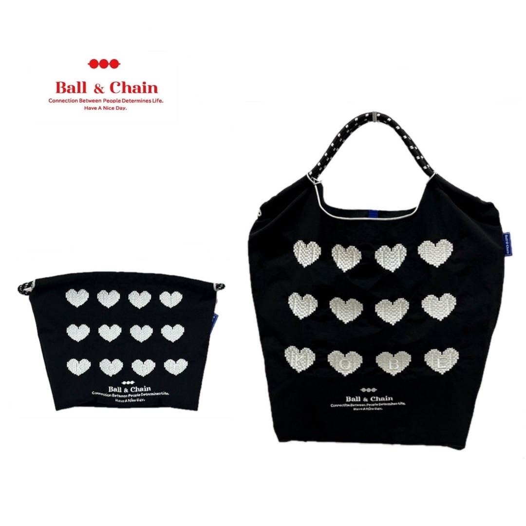 ボールアンドチェーン 神戸店2周年 限定 ハート バッグ&ポーチ ダーク