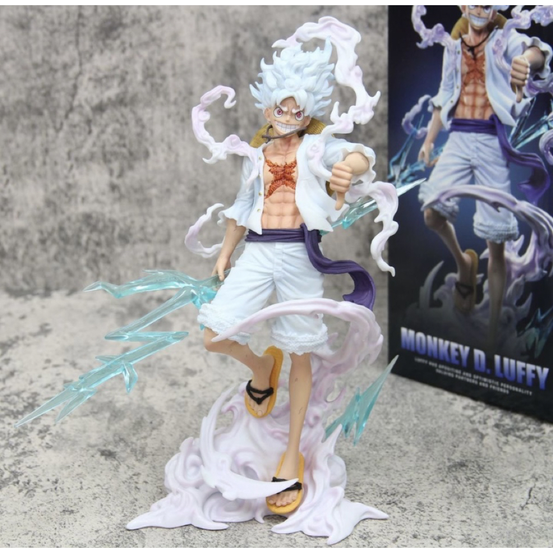 ワンピース ニカ ルフィ 透明台座 フィギュア PVC製品 ガレージキット