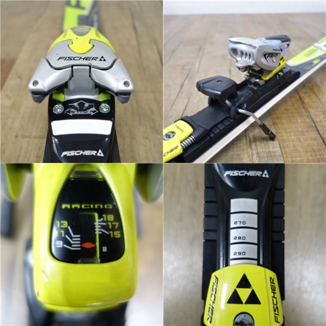 フィッシャー FISCHER WC GS RC4 RTUNE 188cm ビンディング FR17