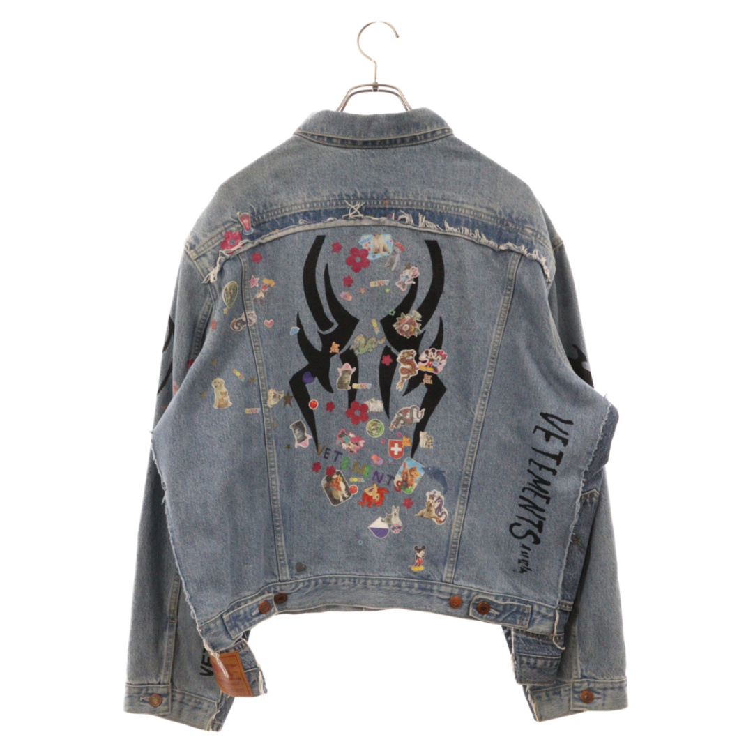 VETEMENTS ヴェトモン 18AW×Levis Tribal Sticker Oversize Denim