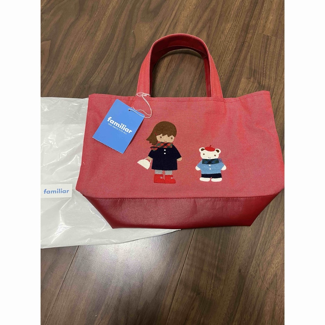 familiar - familiar♡ファミリア♡手刺繍デニムバッグ♡2024年秋冬