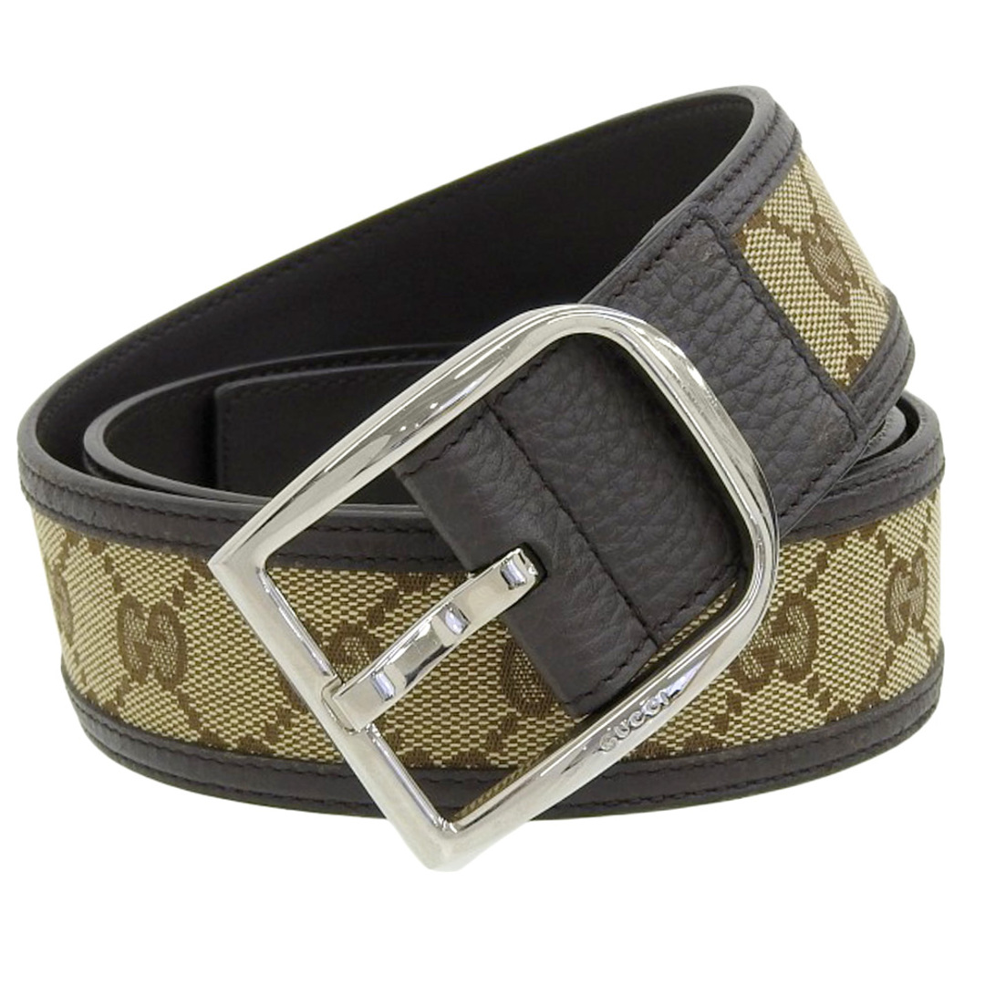 GUCCI - 【本物保証】 超美品 グッチ GUCCI GGキャンバス 腰ベルト