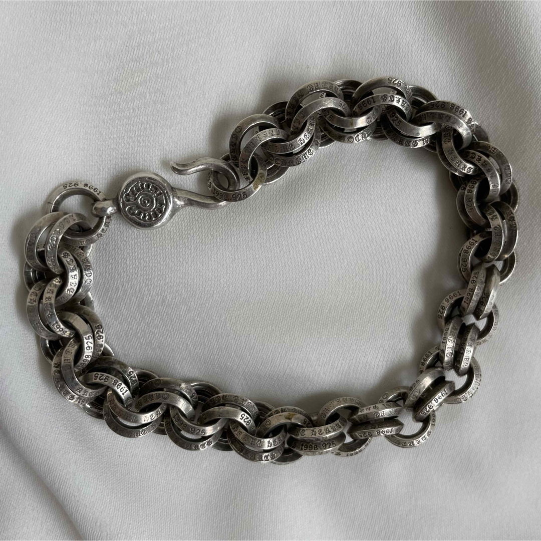 Chrome Hearts - 正規品 クロムハーツ ダブルBリング ブレスレット