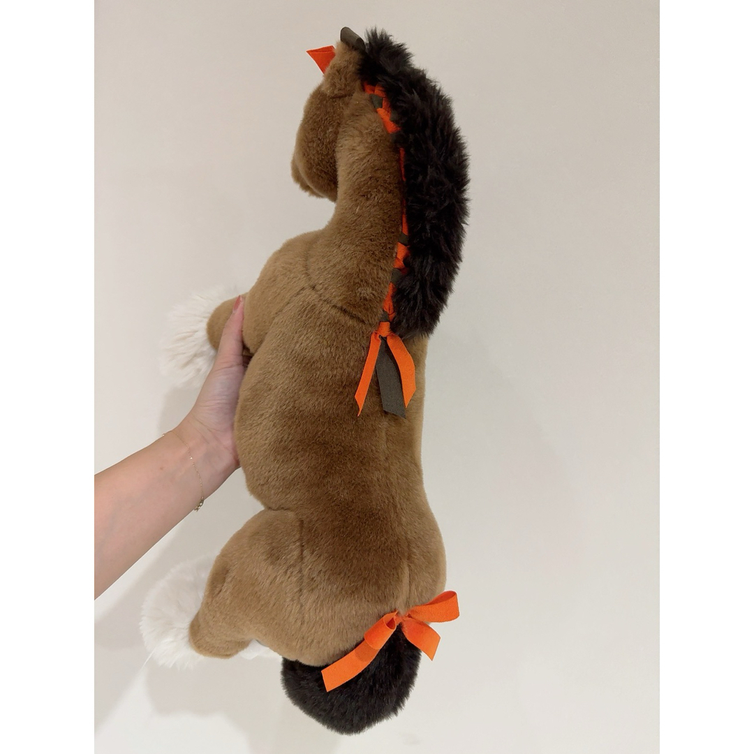 HERMES - 美品☆ エルメス エルミーGM ぬいぐるみ ブラウン 馬 レアの