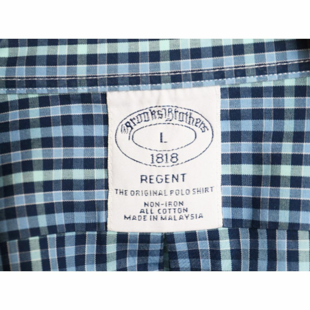 Brooks Brothers - ブルックスブラザーズ チェック 長袖 ボタンダウン