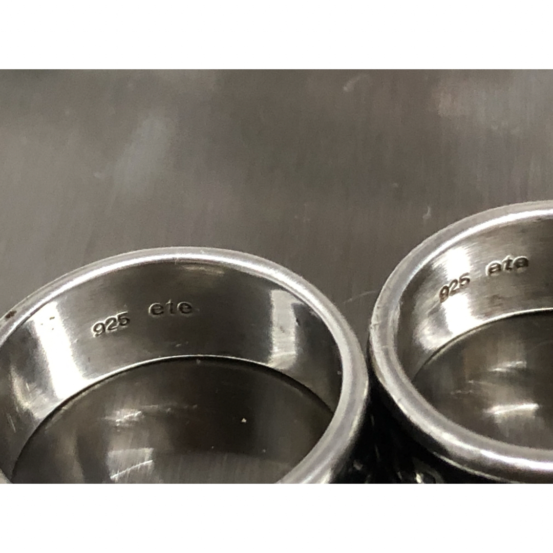 ete - ete エテ ペアリング 2点セット silver 925 9号 13号の通販 by