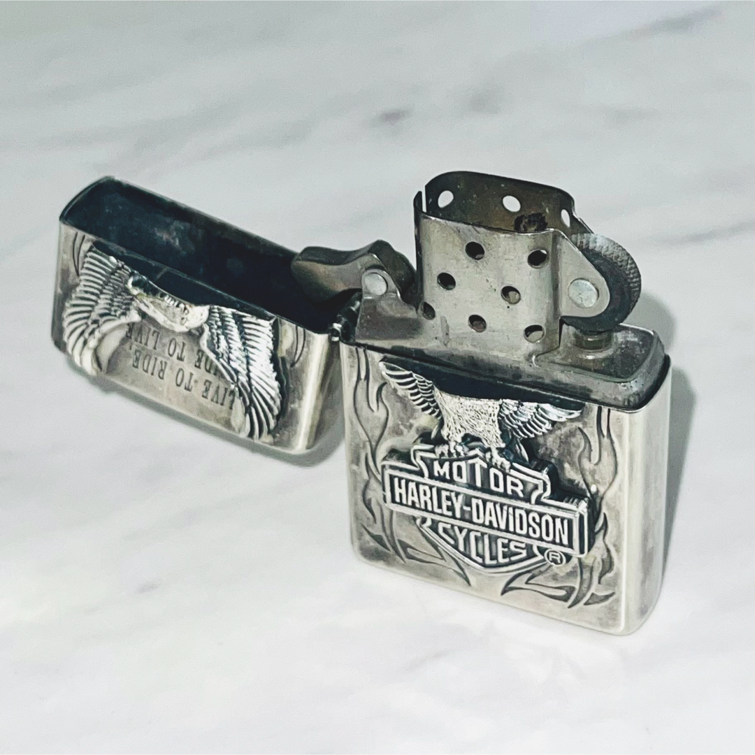 Harley Davidson - 希少 Zippo ハーレーダビッドソン オイルライター