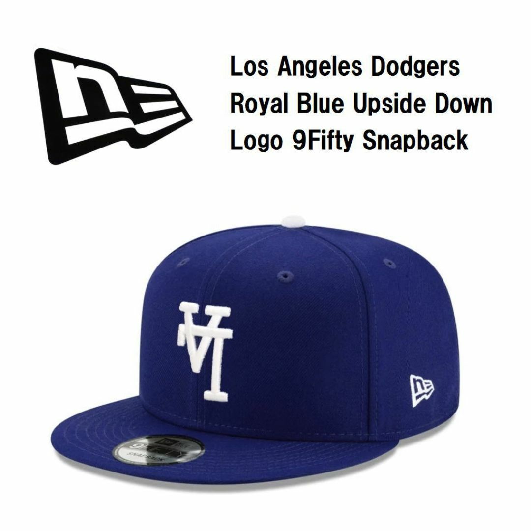 NEW ERA - 新品 海外限定 LA 反転 UPSIDE DOWN ドジャースブルーOTC950