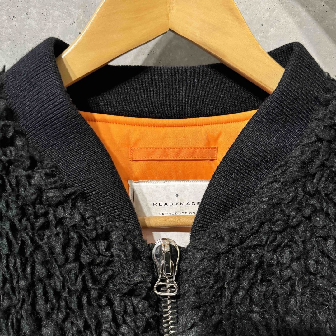 READYMADE - READYMADE TEDDY JESSE JKT Blackの通販 by shop｜レディ