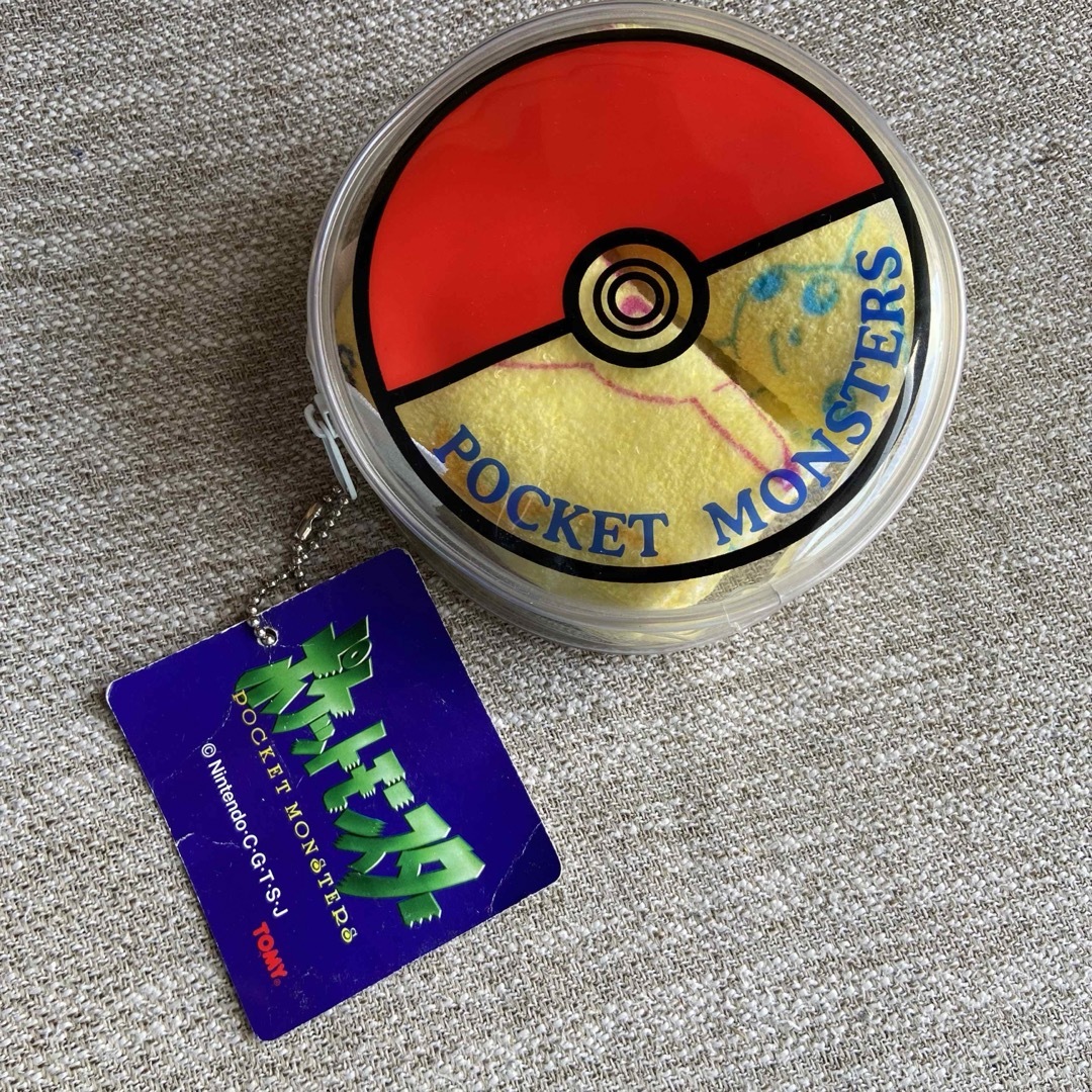 ポケモン - ポケモンポーチ入りハンドタオル 初代 レトロ 昔 レア