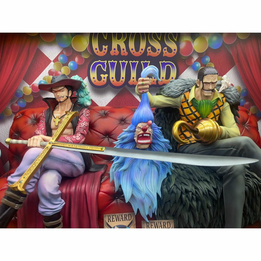 ワンピース クロスギルド ミホーク バギー サー フィギュア ガレージ