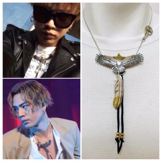 goro's - silver925 頭金イーグル 先金フェザー ネックレス / ゴローズ