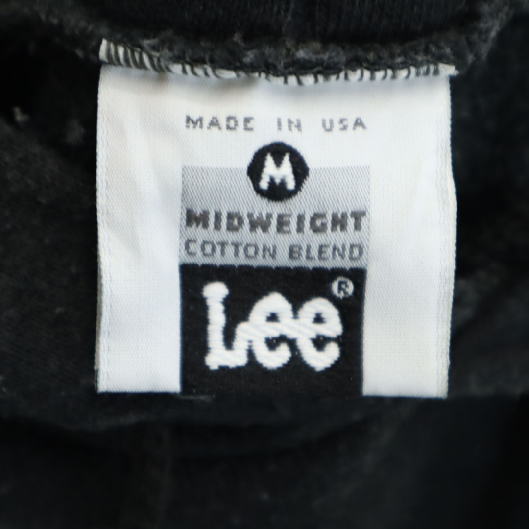 Lee - リー 90s USA製 オールド 長袖 スウェットパーカー M ブラック