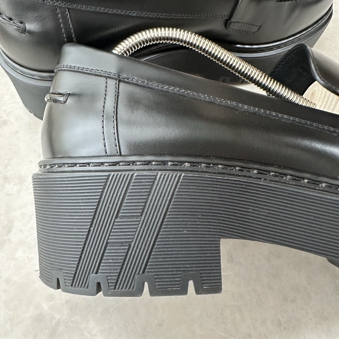 HERMES - エルメス HERMES ヒッチ HITCH 厚底ローファー1度のみ使用の