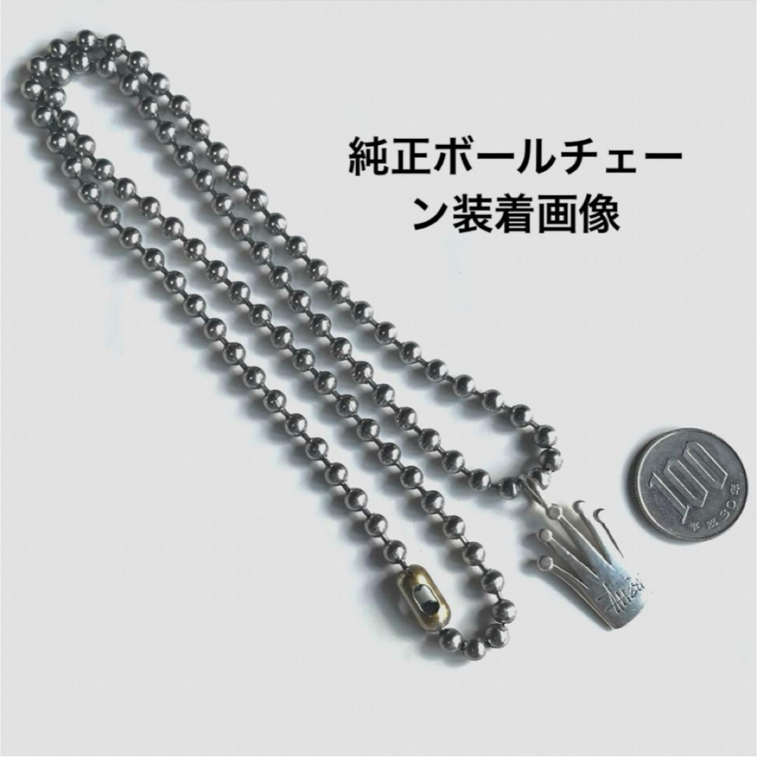 STUSSY - STUSSYステューシー クラウン ネックレス 純正チェーンと925