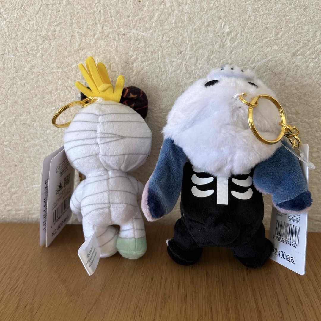 Disney - スティッチ ＆スクランプ キーホルダー キーチェーン