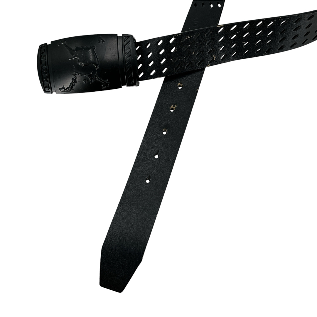 Oakley - y2k 00s オークリー ベルト スカル バックル パンチング 黒