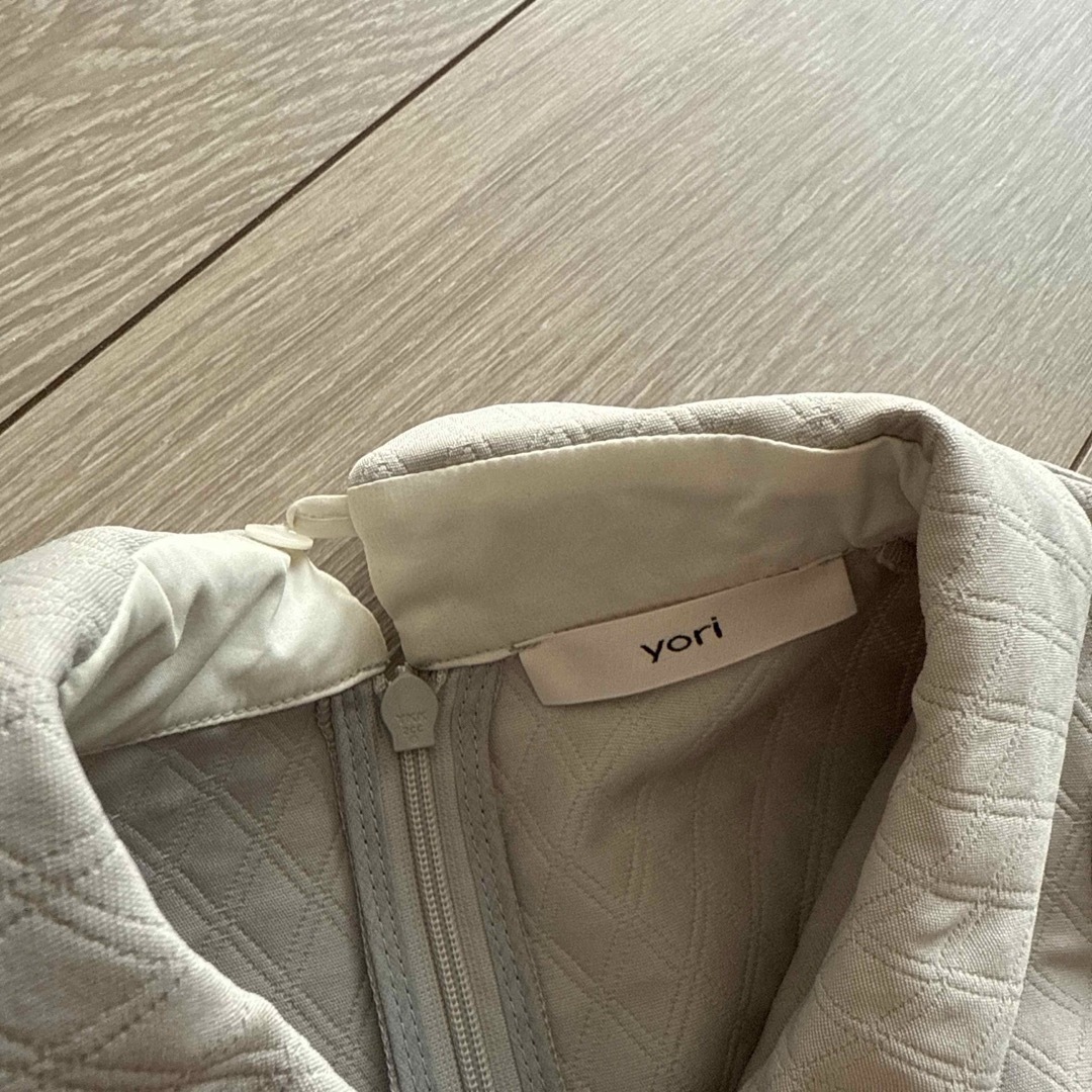 2024SS/Yori/ヨリ/キルトライクボリュームブラウス/