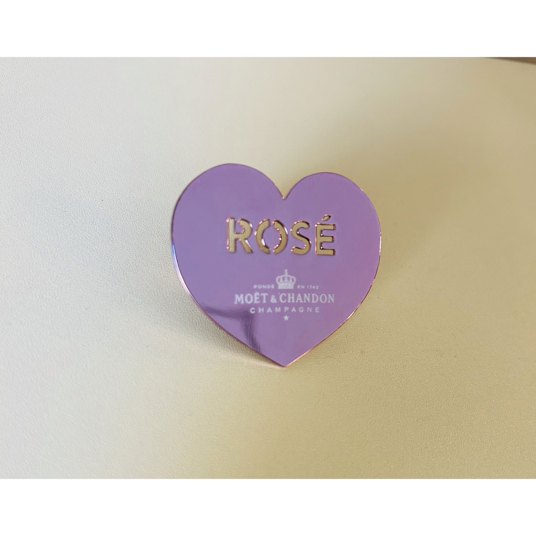 MOËT & CHANDON - MOET&CHANDON ハートクリップ🩷ノベルティーの通販