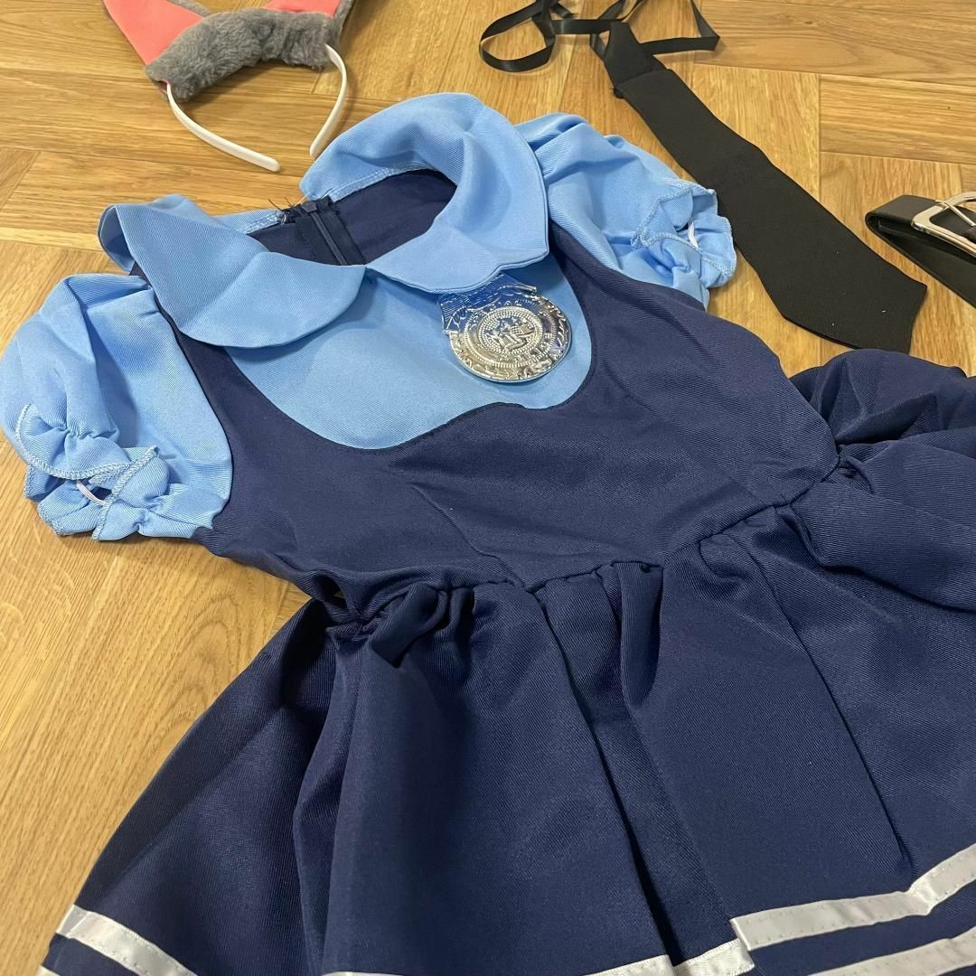 ☆5点セット☆ズートピア ジュディ キッズ 子ども コスプレ ハロウィン