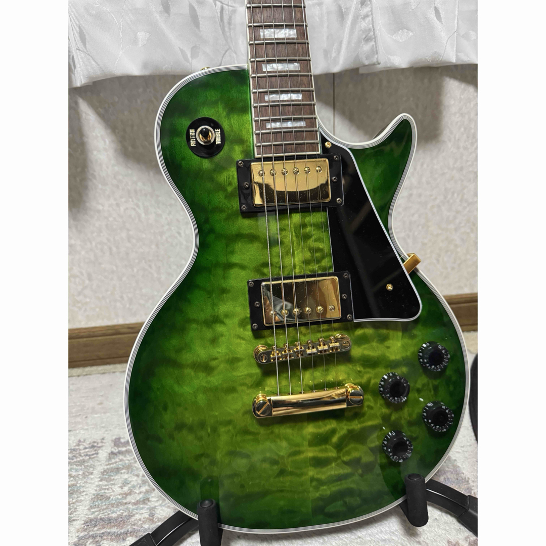 レスポール カスタムタイプのエレキギター！ジャンクて！の通販 by