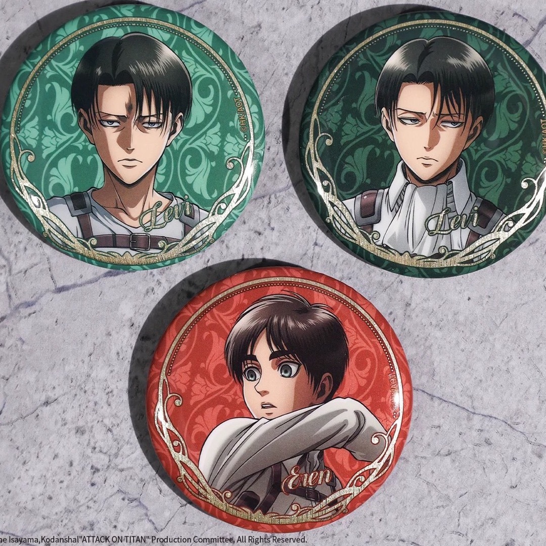 進撃の巨人 中国限定 上海 立ち絵 バッジ セット タイプBの通販 by ご