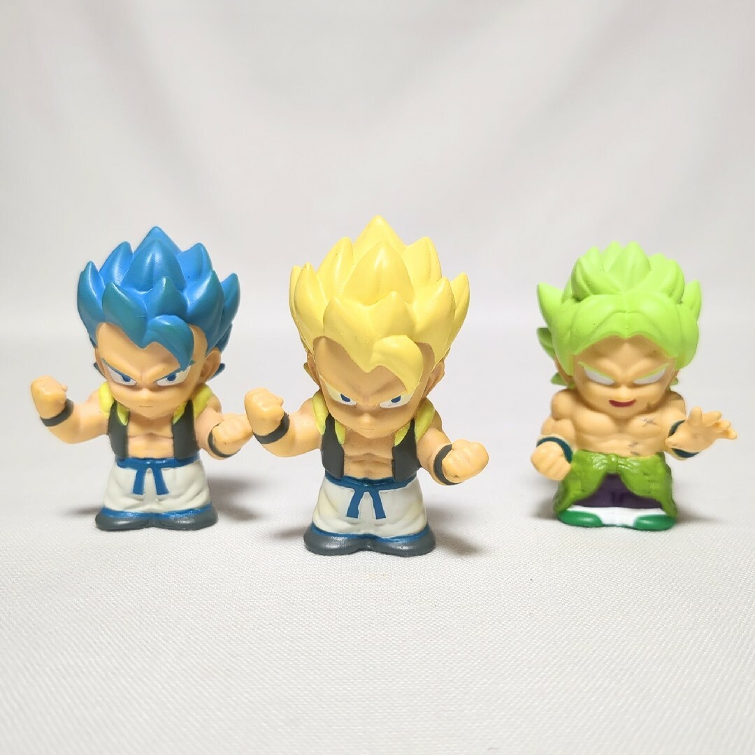 ドラゴンボール ミニフィギュア ソフビ ゴジータ ブロリー 3体セットの