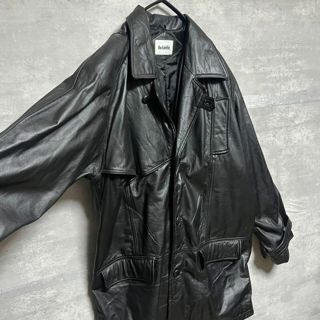 VINTAGE - No.1264 VINTAGE 古着 レザージャケット 牛革 本革 ハーフ