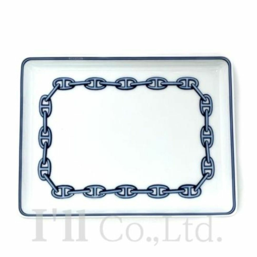 希少エルメスシェーヌダンクルスクエアミニプレート 小物入れ