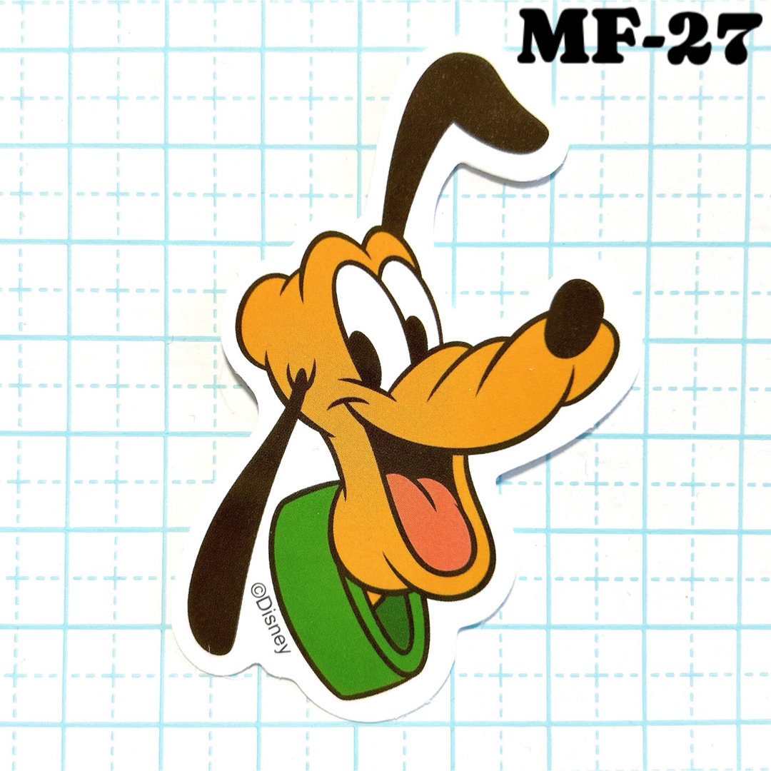Disney - «mf-27» ミッキー＆フレンズ プルート 防水加工 ステッカー